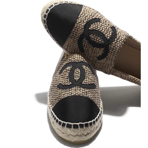 chanel espadrilles uncomfortable|Chanel espadrilles black and white.